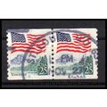 Used 2280a 25c U.S. Flag Very Fine CNP Left 3 P...