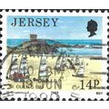 JERSEY, Sand Yacht Racing, St. Ouens Bay, blue ...