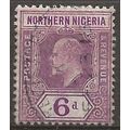 Northern Nigeria 1905 SG25 6d Dull Purple & Vio...