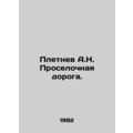 A.N. Pletnev Procountry Road. In Russian /Pletn...