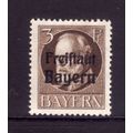 GERMANY BAVARIA 1919 SG 231 3pf BROWN OPT'D M /...