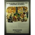 1970 Bacchus After-Shave Ad - Conquered the World