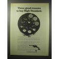 1970 High Standard Durango Revolver Ad - Good Reasons