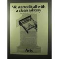 1975 Avis Car Rental Ad - Started with Clean As...