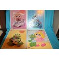 VTG 80s Muppet Babies Frame Tray Puzzle Gonzo P...