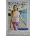 2004 Patons 03049 lacy ribbed top, DK