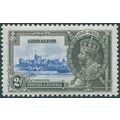 Gibraltar 1935 2d ultramarine & grey-black Silv...