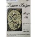 Pattern Fabric Stained Glass DRAGON FLY