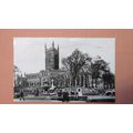 1952 real photo postcard - Crowd @ St Peters ch...