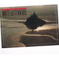 Mont Saint Michel France postcard used crease