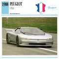 Collectors Club card. Classic Cars. Peugeot Oxia