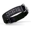 Dog Pet Leather/Nylon Collar With Spikes W 1 3/...