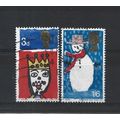 GB.Christmas.Children's Paintings set of 2.Fine...