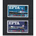 GB.European Free Trade Association set of 2.Mou...