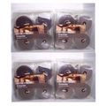 16 Home Scents Candle 4 pks Votives Fireside