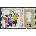 SG 695: 1/3d. multicoloured World Cup Footbal C...