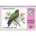 SOLOMON ISLANDS, Elizabeth II, Red-throated fru...