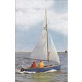 Bermudan Yacht Shipping Postcard (S12033)