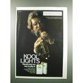 1983 Kool Lights Cigarettes Ad - Only One Way to Play