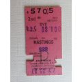 BR Rye-Hastings 2nd Day Rtn Ticket