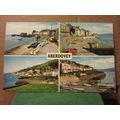 multiview, ABERDOVEY, WALES used vintage postca...