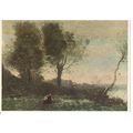 Unused Art Postcard - The Wood Gatherers - Coro...