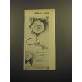 1960 Castlecliff jewelry Ad - Porcelain posy