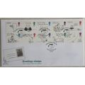 Great Britain 1996 Greetings Cartoons FDC First...