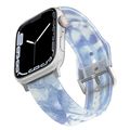 Frosted Translucent Silicone Watch Band For App...