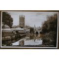 1938 postcard Botanical Gdns & Magdalen College...