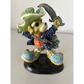 PIRATE DOG RESIN FIGURINE