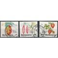 Edible Wild Cucumbers: 3 Values - Botswana 1985...