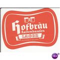 old Austrian beer label - Hofbräu Kaltenhausen ...