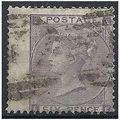 1862 SG84 6d Lilac Wmk EMBLEMS Good Used Wing M...