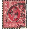 EAST AFRICA PROTECTORATE, George V, red 1912, 6...