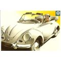 Advertising VOLKSWAGEN CONVERTIBLE Postcard (Ma...