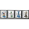Liechtenstein Stamps Scott #411 To 414, Mint Li...