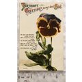 vintage postcard Birthday Greetings to my dear Son