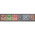 SG Q29/34: Definitive Stamps: King George VI.
