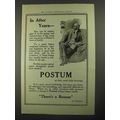 1916 Postum Drink Ad - In After Years