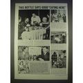 1940 Heinz Ketchup Ad - This Bottle Says Good E...