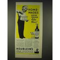 1940 Heublein's Club Cocktails Ad - Home-Mades