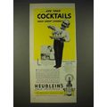 1940 Heublein's Club Cocktails Ad - Such Great ...