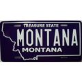 Montana State License Plate Novelty Fridge Magnet