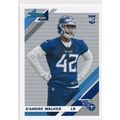 2019 Donruss Football Base 291 D'Andre Walker R...