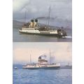TS Duchess Of Hamilton Caledonia 2x Ship Postca...