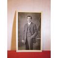 UNKNOWN MAN in OAKLAND, OHIO in 1910 antique po...