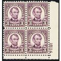 584, Mint Superb XLH 3¢ Plate Block SCV $275 - ...