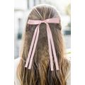 Pink Ribbon Bowknot Hair Clip
