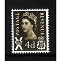 GREAT BRITAIN SCOTLAND 1968 SG S9 4d OLIVE SEPI...
